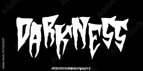 Distressed Grunge Font. Horror Comic Font. Cartoon Graffiti Playful Font. Display Font. Creative Hand Drawn Alphabet. Street Art Fashion Designs Typography modern vector illustration