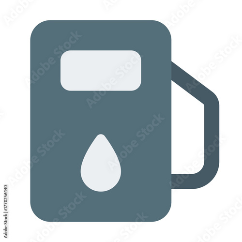 Gas Pump Flat Icon Vector, Colorful Energy and Power Symbol for Electricity, Renewable, and Green Energy Concept