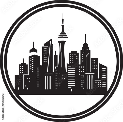 city skyline vector