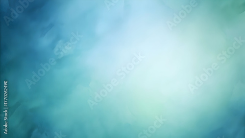 Soft Aqua Blue Green Gradient Background with Subtle Paper Texture and Gentle Luminous Glow