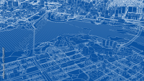 Detailed City Blueprint