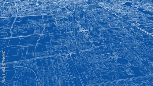 Detailed City Blueprint