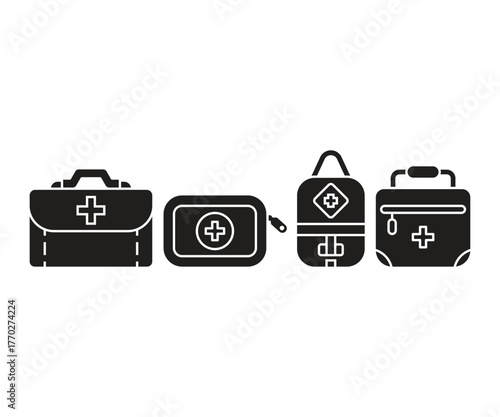 blocked folder, blocked mail and mute icon vector illustration