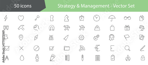 Action plan icon set. Contain icons related to pr, public relations, and more.