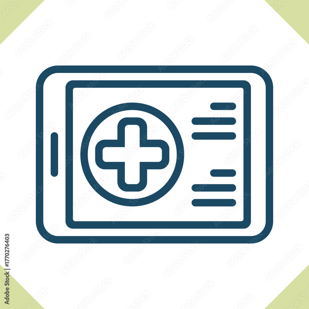 Fototapeta premium Online Healthcare