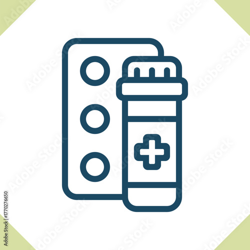 Pill Bottle Icon