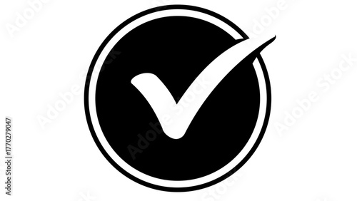 The image displays 3D green check mark and red cross symbol icons for yes or no choice or vote approved web design solution