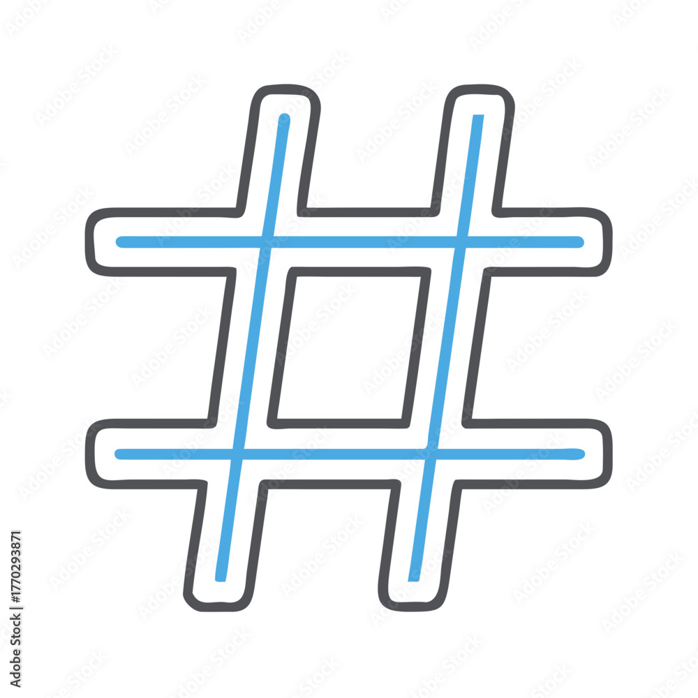 Obraz premium Hashtag Icon