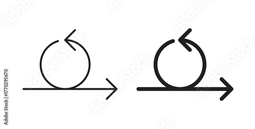 Agile icon in doodle and stroke style.