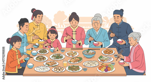 Celebrating Lunar New Year With a Multi Generational Family Dinner