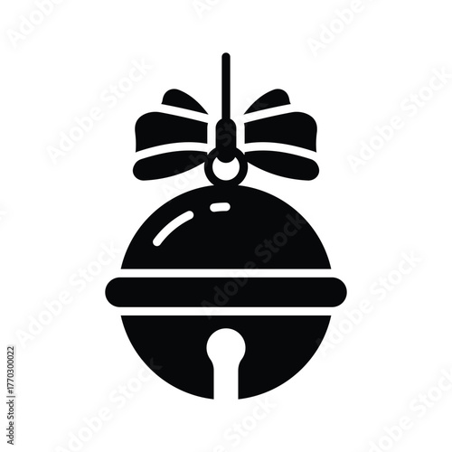 Grab this amazing hand drawn icon of christmas bell