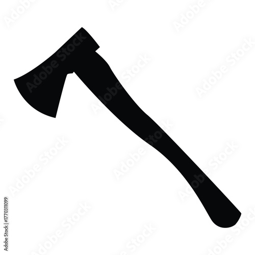 axe isolated on white background