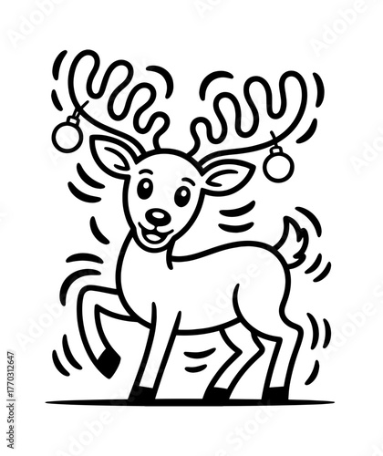 cool christmas deer
