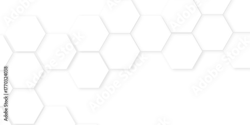 Abstract white hexagon concept background, soft white background ,Abstract background with hexagon, Abstract white hexagon concept background, soft white background,