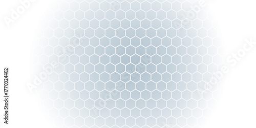 Abstract background consisting of hexagonal shapes with vanishing effect and transparency. Background with transparency effect. Abstract disappearing background.