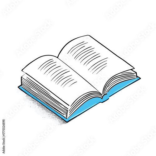 Minimalist one-stroke book art