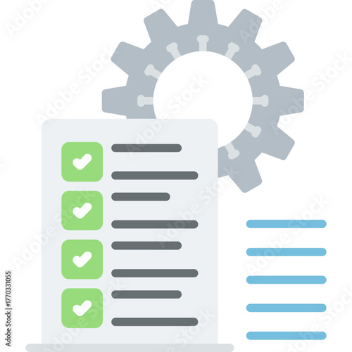 Back Office Icon Vector Element