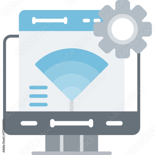 Automatic Icon Vector Element