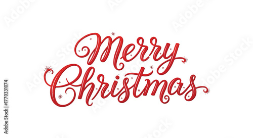 Festive Merry Christmas typography design, holiday celebration 71