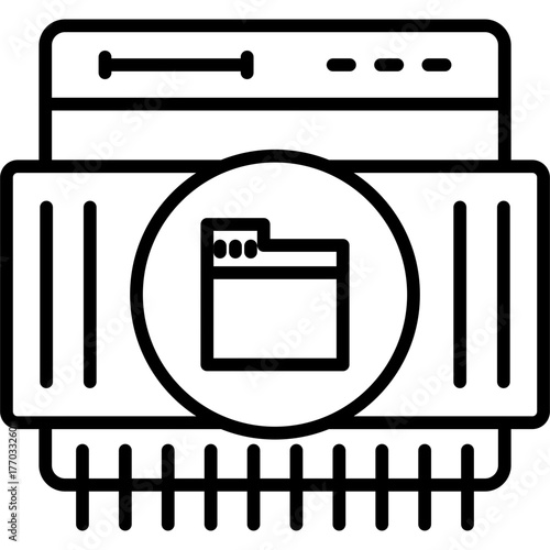 File Sharing Icon Vector Element