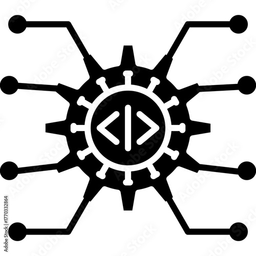 Backlink Icon Vector Element