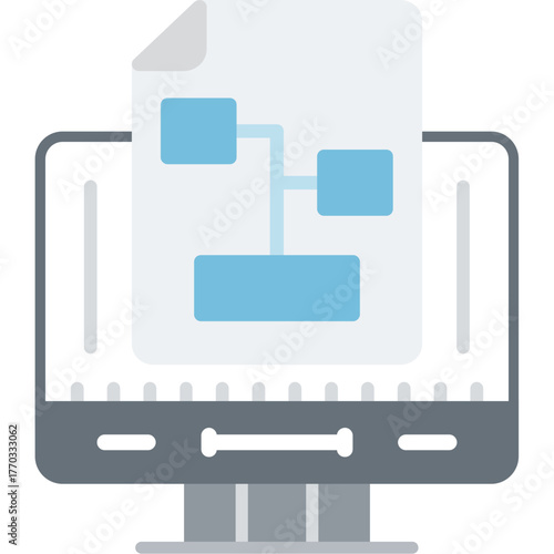 Algorithm Icon Vector Element