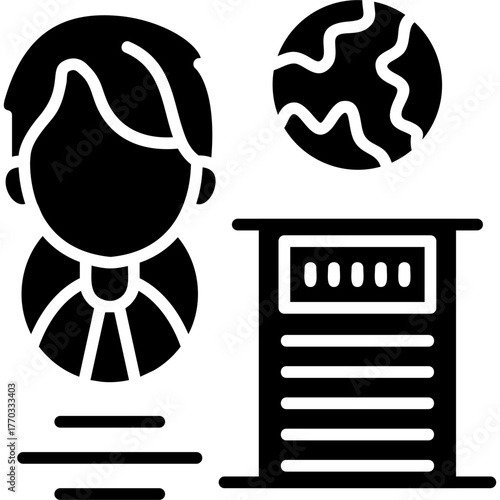 Resume Icon Vector Element