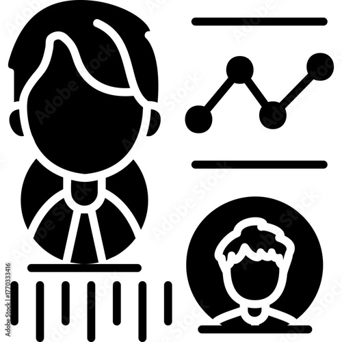 Analytics Icon Vector Element