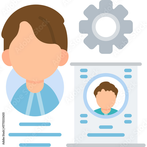 Resume Icon Vector Element