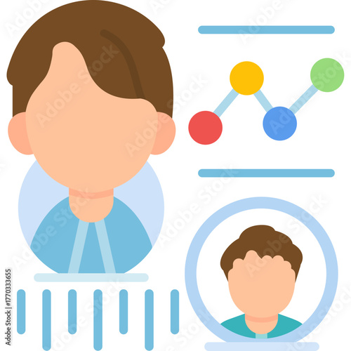 Analytics Icon Vector Element