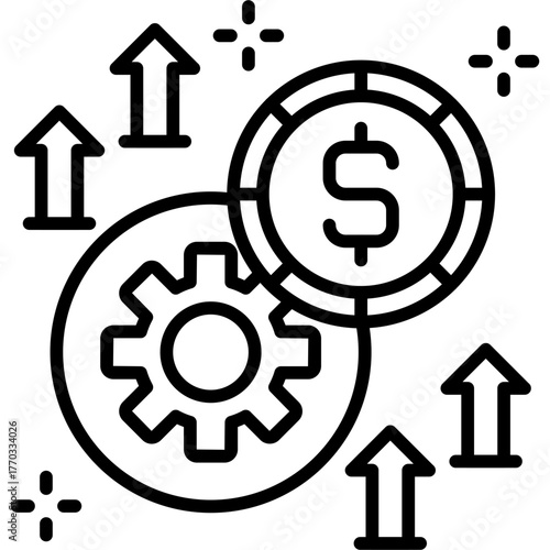 Financial Advisor Icon Vector Element