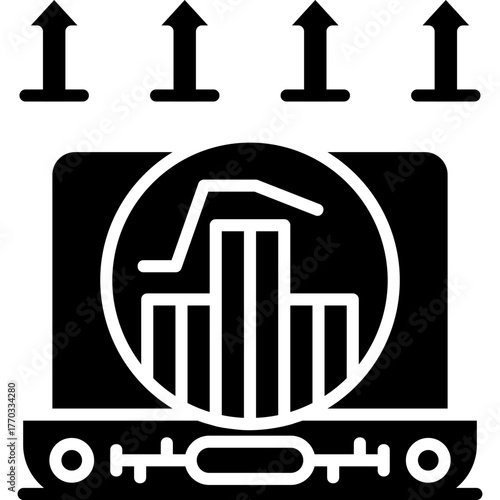Analytics Icon Vector Element