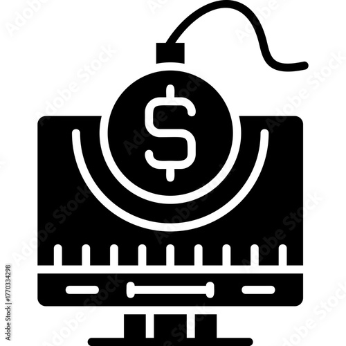 Bomb Icon Vector Element