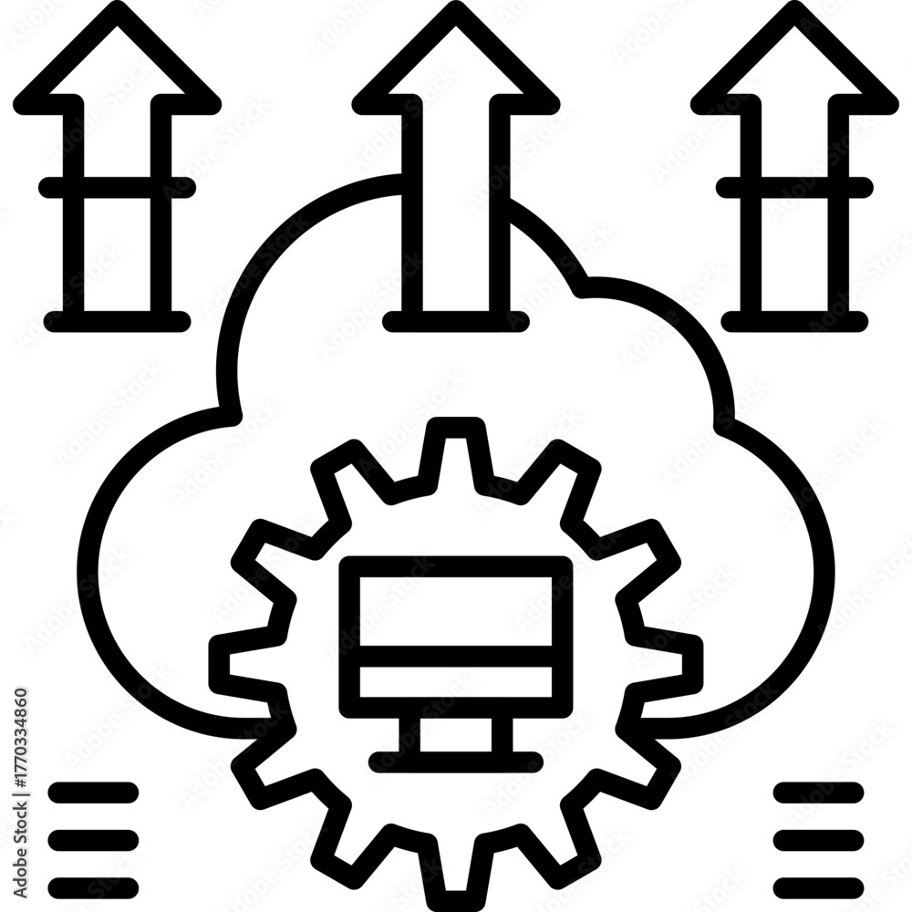 Obraz premium Networking Icon Vector Element