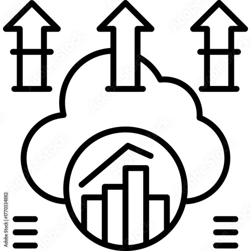 Analytics Icon Vector Element