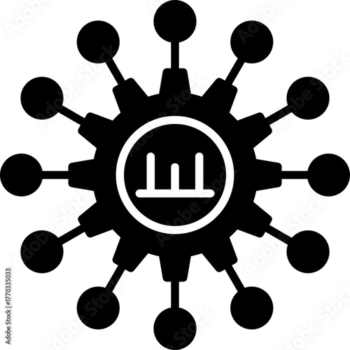 Analytics Icon Vector Element