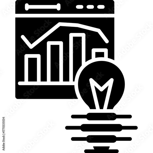 Analytics Icon Vector Element