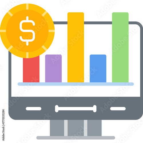 Analytics Icon Vector Element