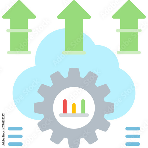 Analytics Icon Vector Element