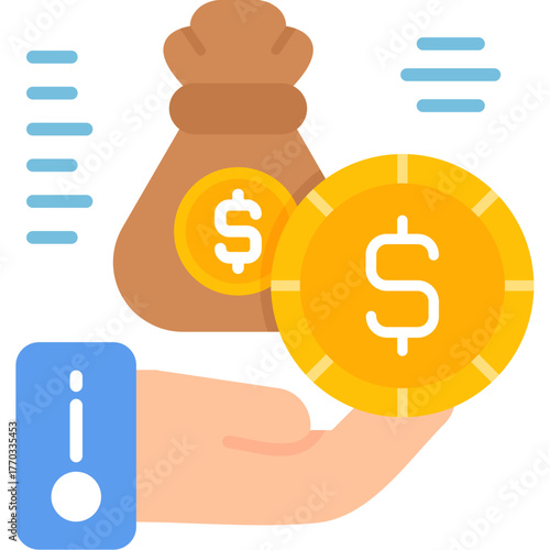 Monetary Icon Vector Element