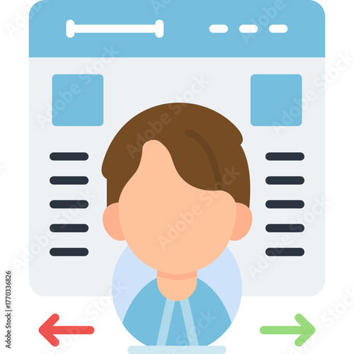 Visitor Icon Vector Element