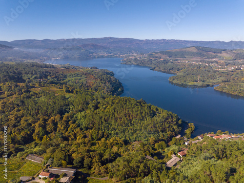 Viñedos en la Ribeira Sacra de Ourense, Galicia
