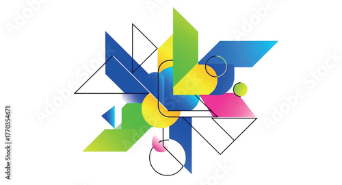 Modern Abstract Vector Shapes