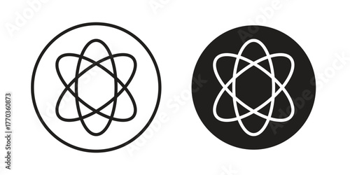 Tableau sur toile Agnosticism icon illustrations collection