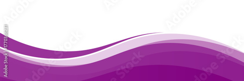 Purple abstract wave background with smooth curves and gradient layers