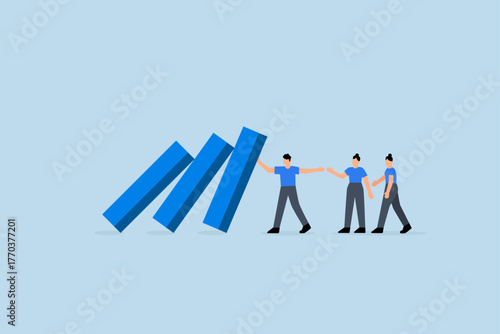 Reliability, dependable entrepreneur chief safeguard domino from falling on associates