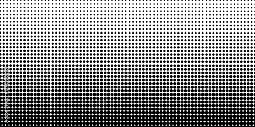 Abstract halftone circle dot pattern on background. Polka dot pattern template Monochrome dotted texture modern seamless. Dots pop art comics with summer background. Vector blot half tone collection. 