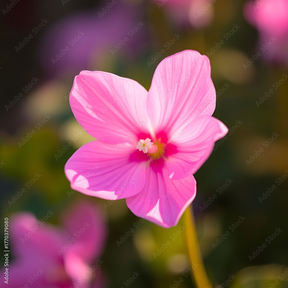 Fototapeta premium pink flower isolated on white pink flower isolated on white