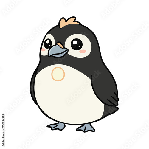 A cute vector great auk