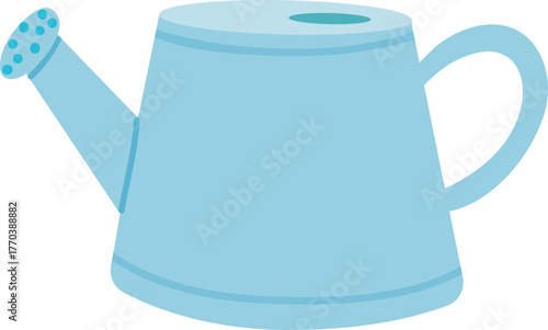 Spring elements. Blooming flower, cute animals and birds. Springtime garden decoration, birdhouse, tool and plants, drawn cartoon vector set